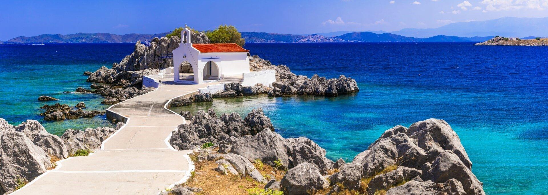 Chios Church On Sea